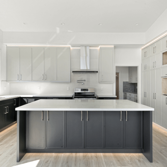 a close up of a wooden fence with metal rivets